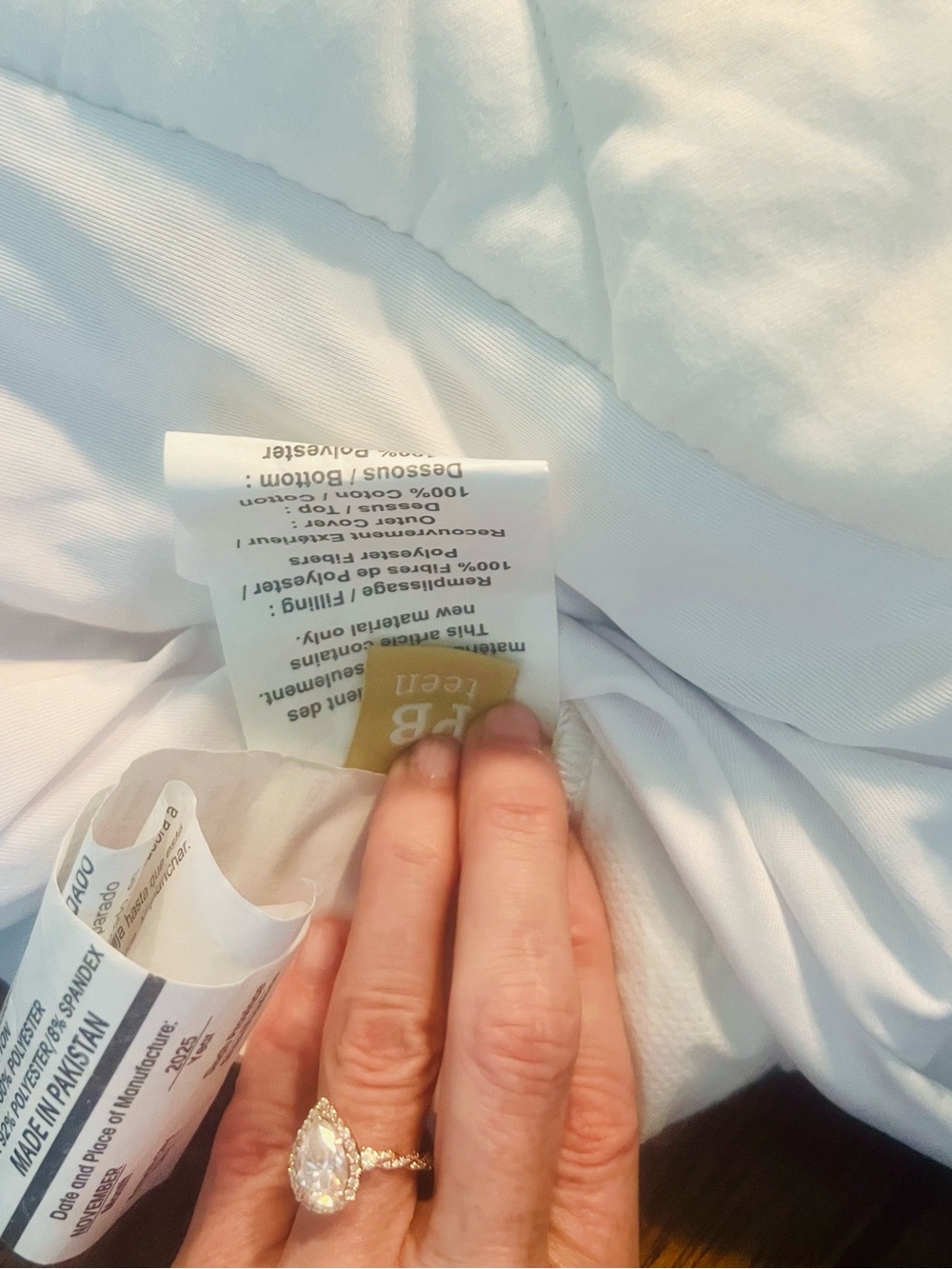 Full Pottery Barn Teen Mattress Protector Cover